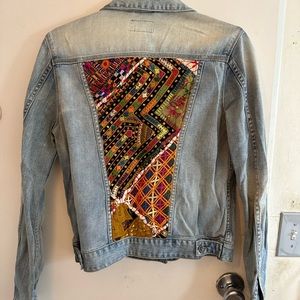 Embroidered Lucky Brand Jean Jacket